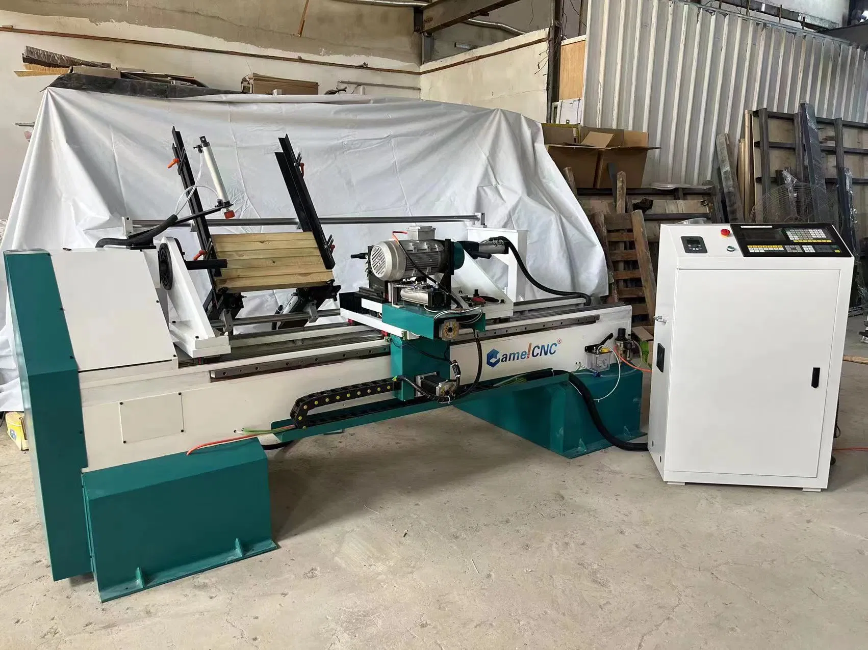 Best Quality Ca-1530 Auto Feeding Wood Lathe Machine CNC Wood Turning Lathe