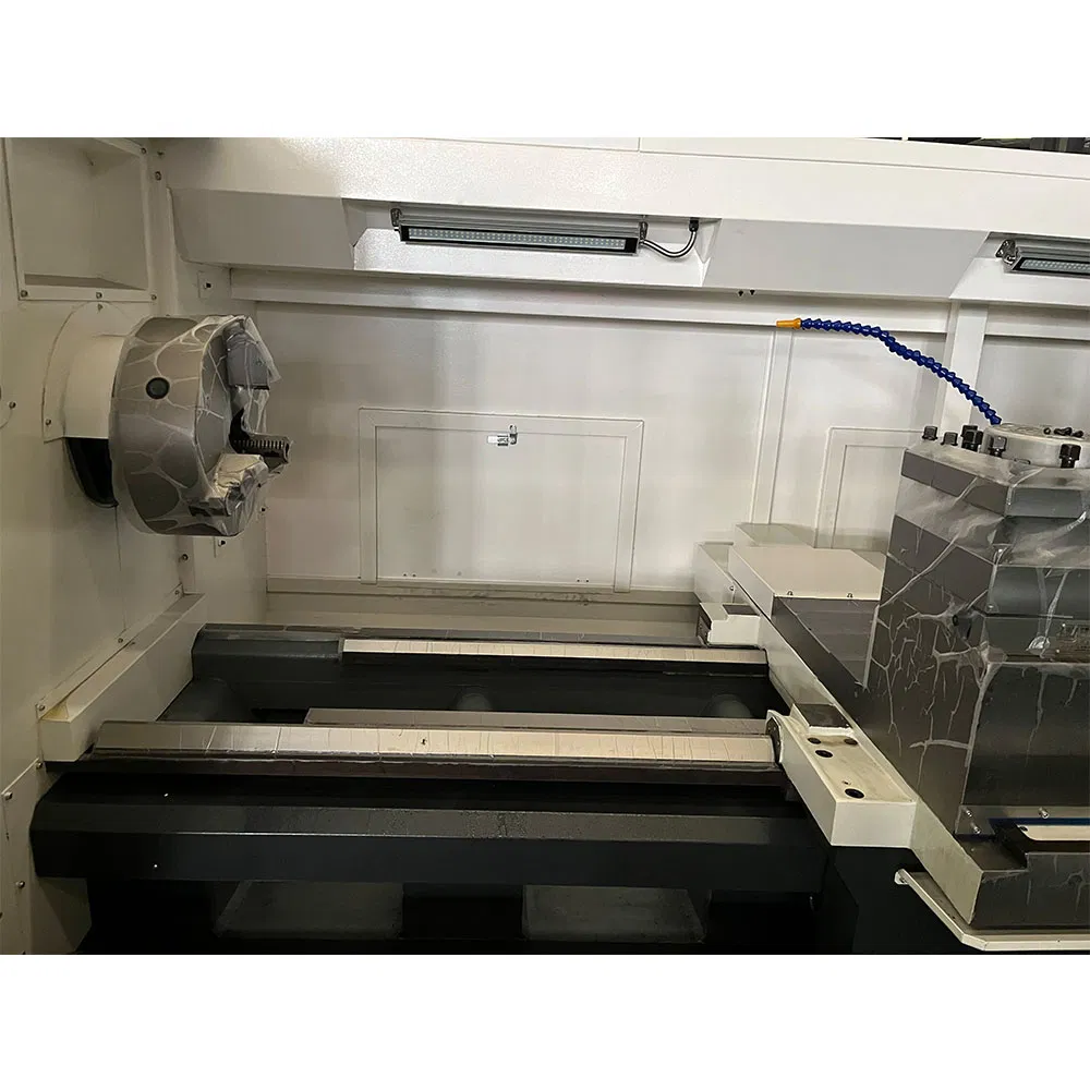 Automated Customized Multi-Axis Stable CNC Turning -Milling Center