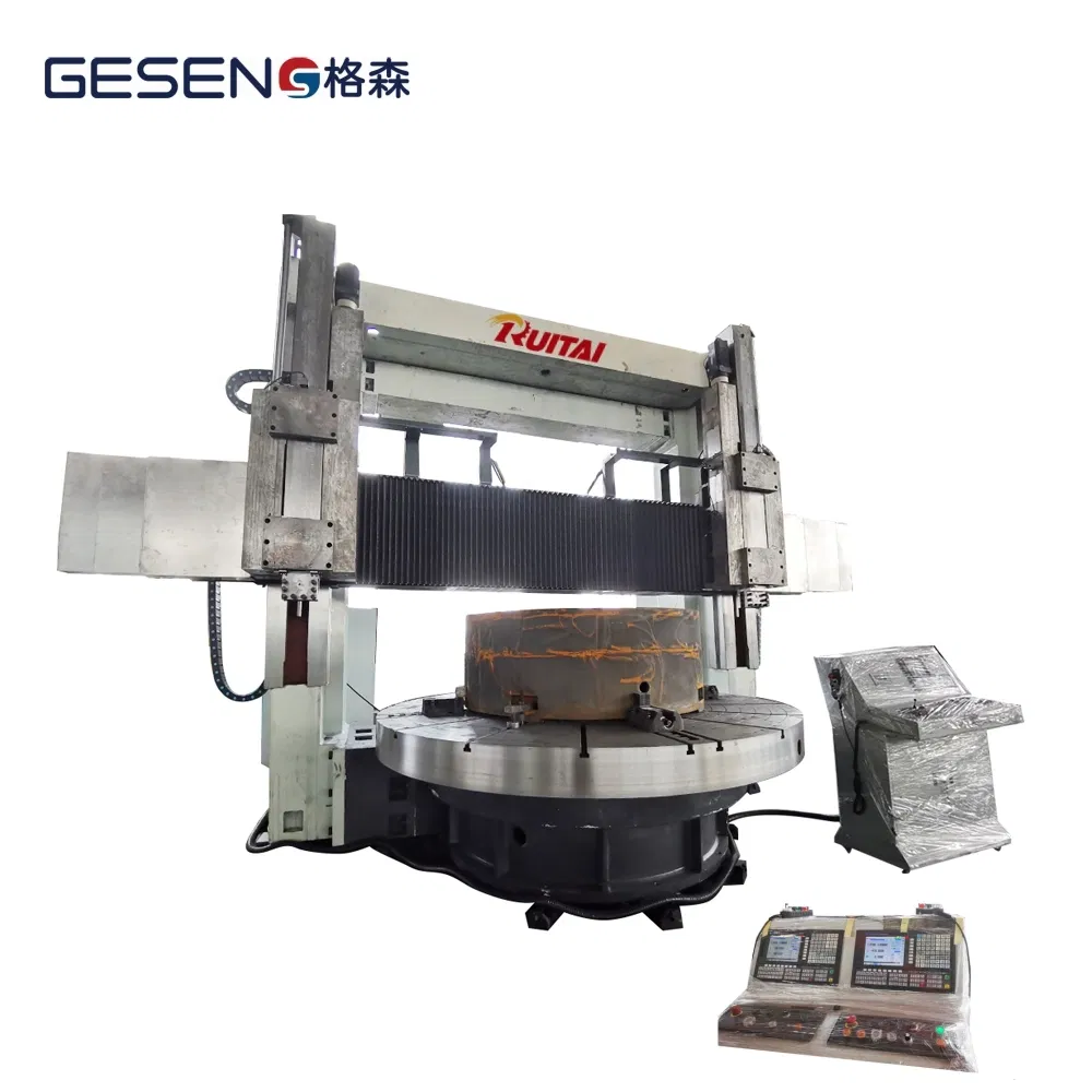 Double Column Gantry Torno CNC Vertical Turrt Lathe 5m Dia for Heavy Duty Metalworking Turning Machine Tools