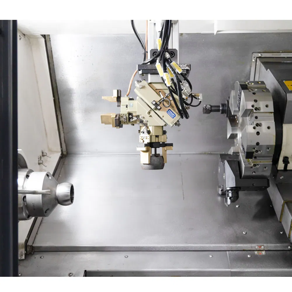 High Precision φ400 mm Rotary Bed CV Joints Automatic CNC Turning Center for Cage