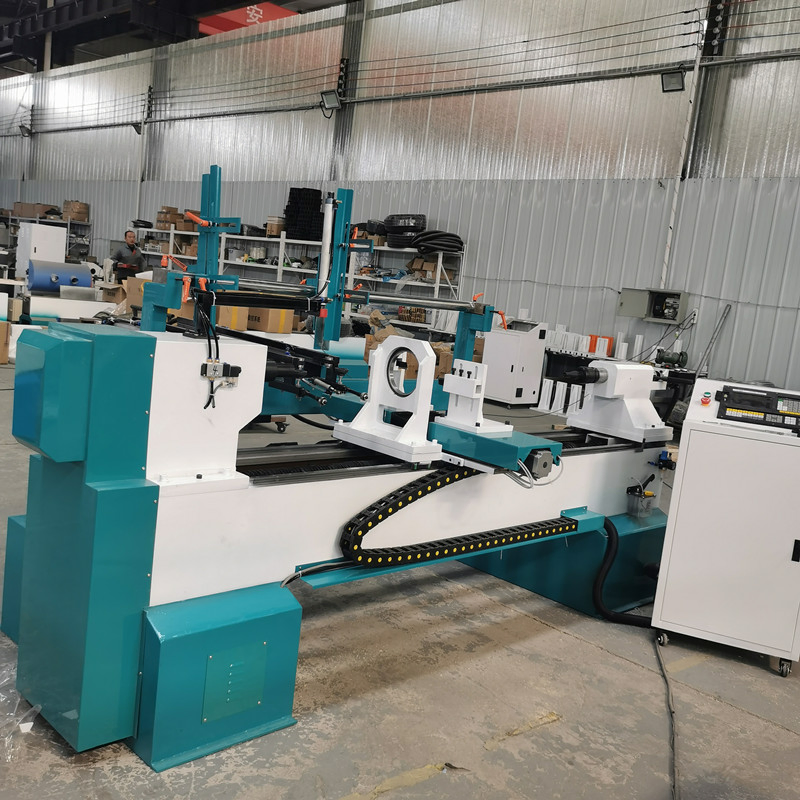 300mm Diameter Auto Feeding Industrial Wood Turning Lathe for Wood Legs