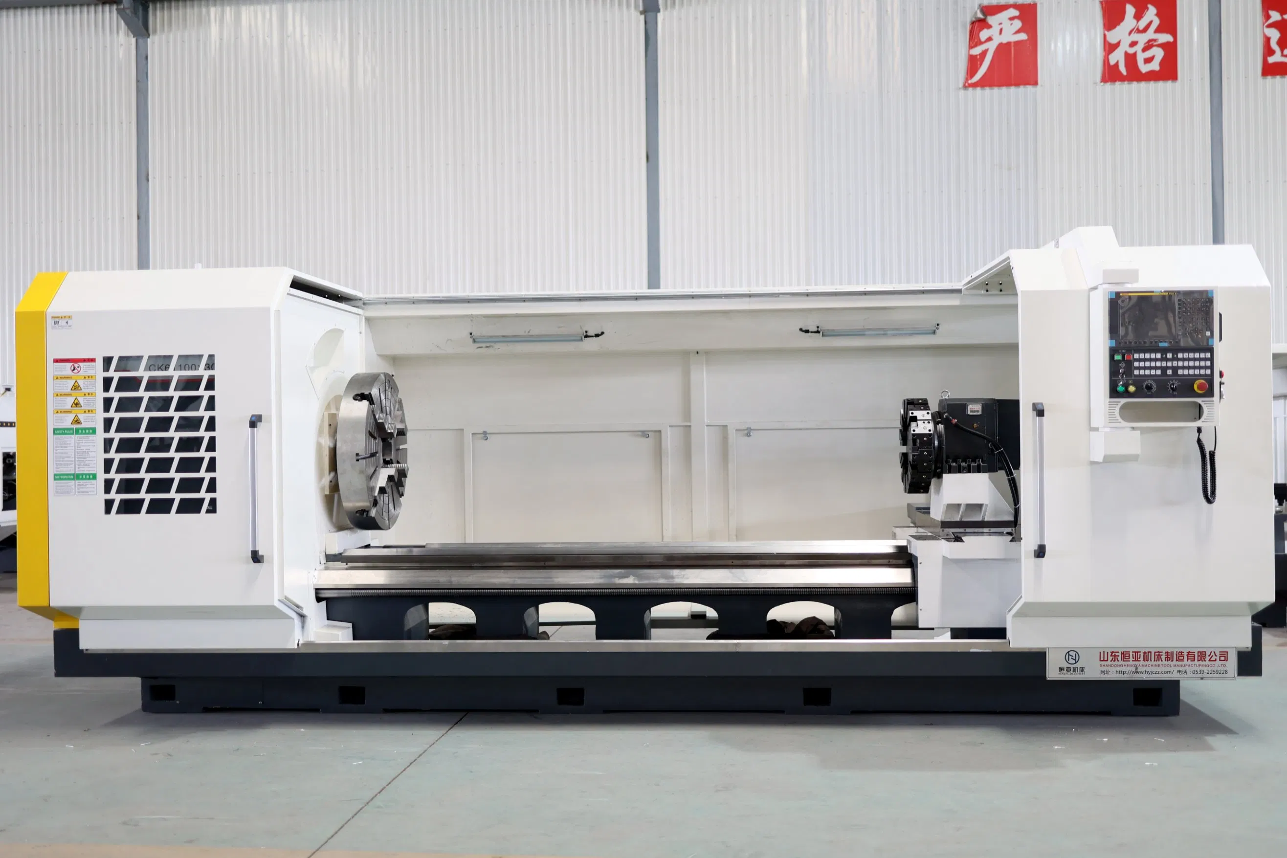 Ck61100b High Precision CNC Lathe for Metal Processing Ck61100 Horizontal Flat Bed CNC Lathe Heavy Duty CNC Lathe Machine Turning Machine