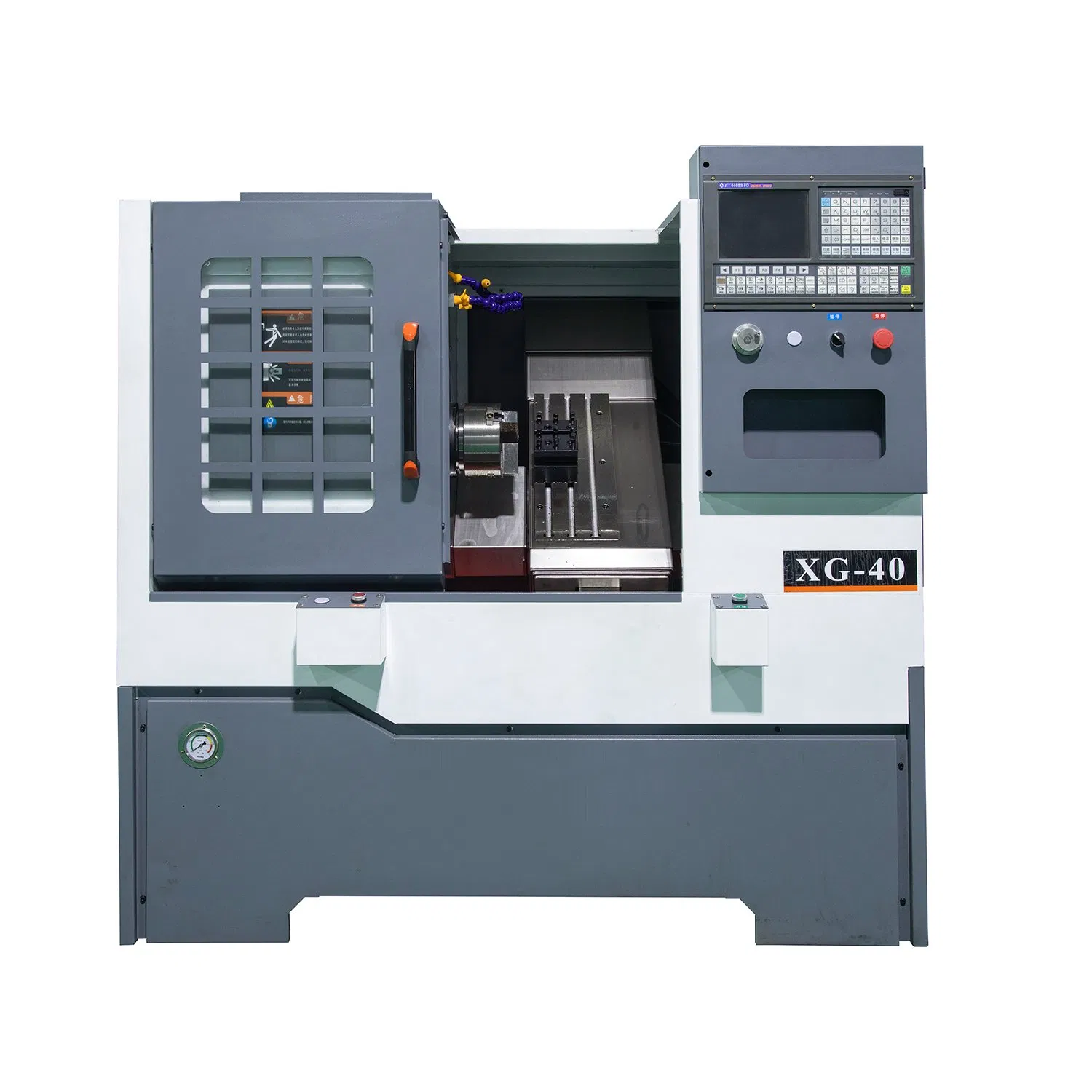Xg40 CNC Lathe Machine High Precision High Speed Slant Bed CNC Turning and Milling Lathe with GSK Control System