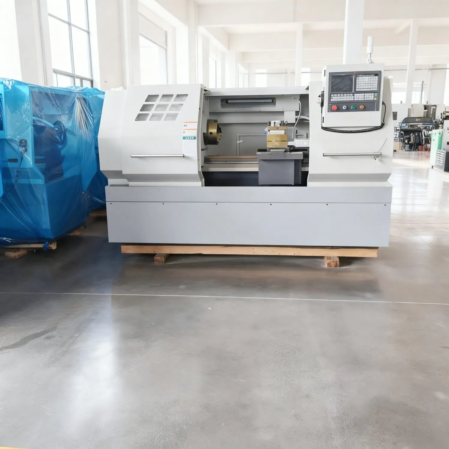 Mini CNC Lathe with Compact Footprint and 220V Power Requirement Suitable for Laboratory Use and Precision Prototype Development