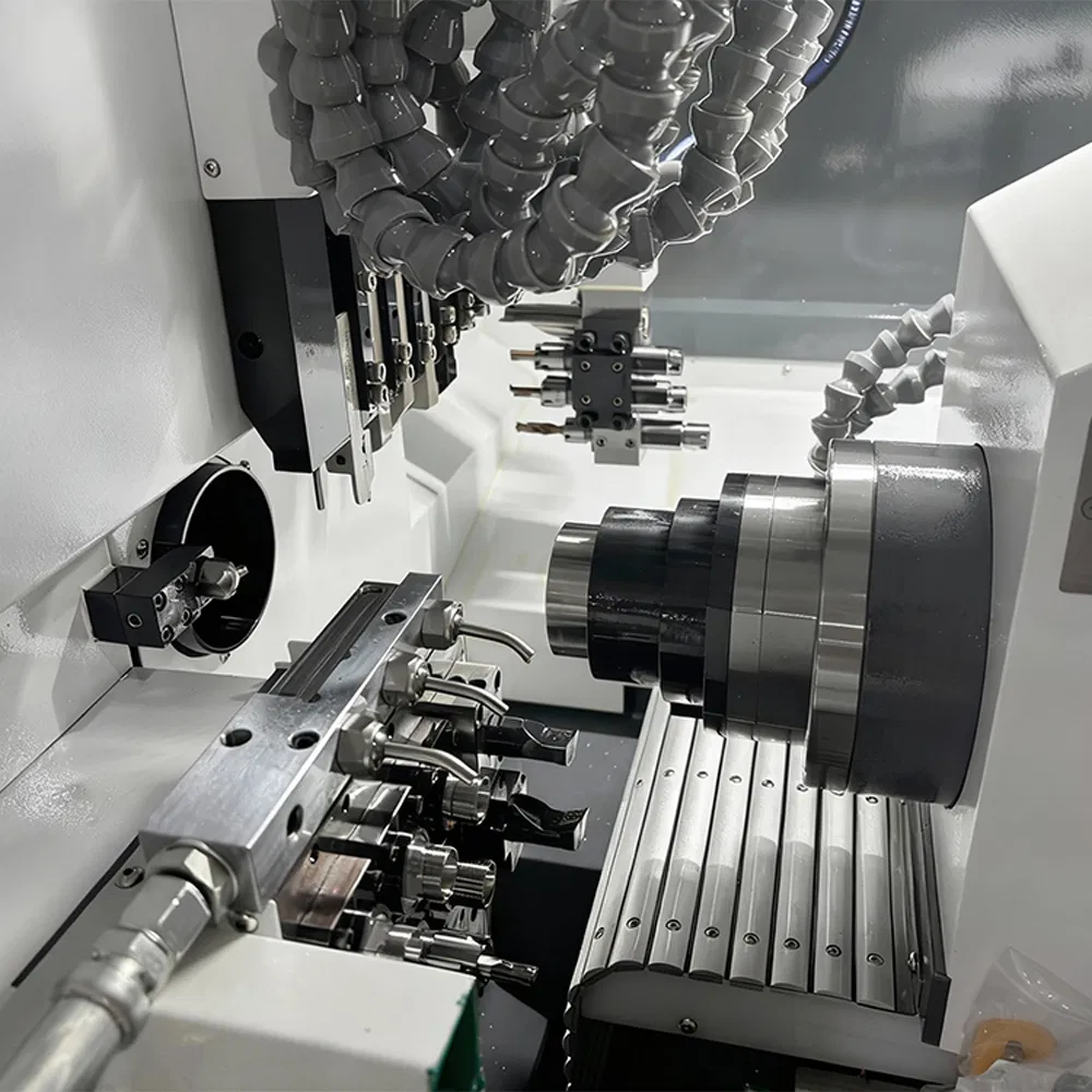 Precision Swiss Type CNC Lathe for Efficient and Compact Machining