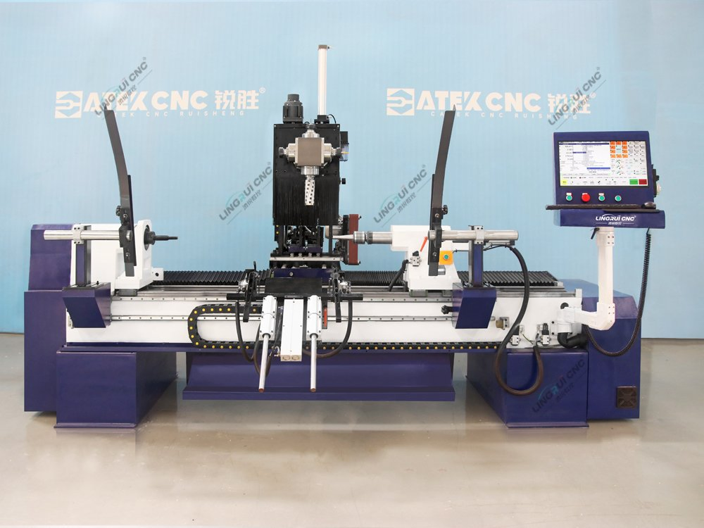 Factory Lowest Price 5-Axis Multifunctional Auto Feeding CNC Wooden Lathe Machine