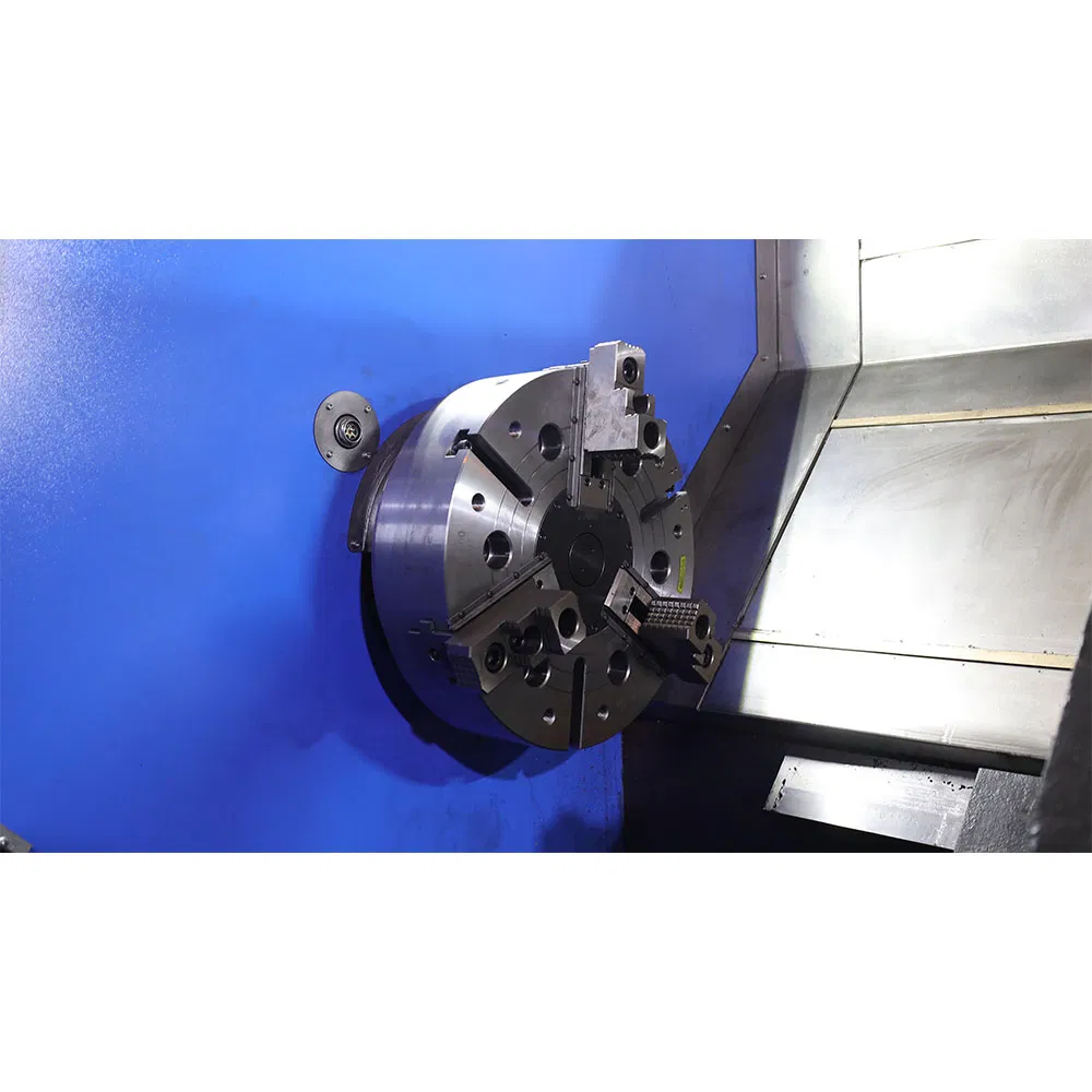 Compact Slant Bed CNC Pipe Threading Lathe for Precision Work