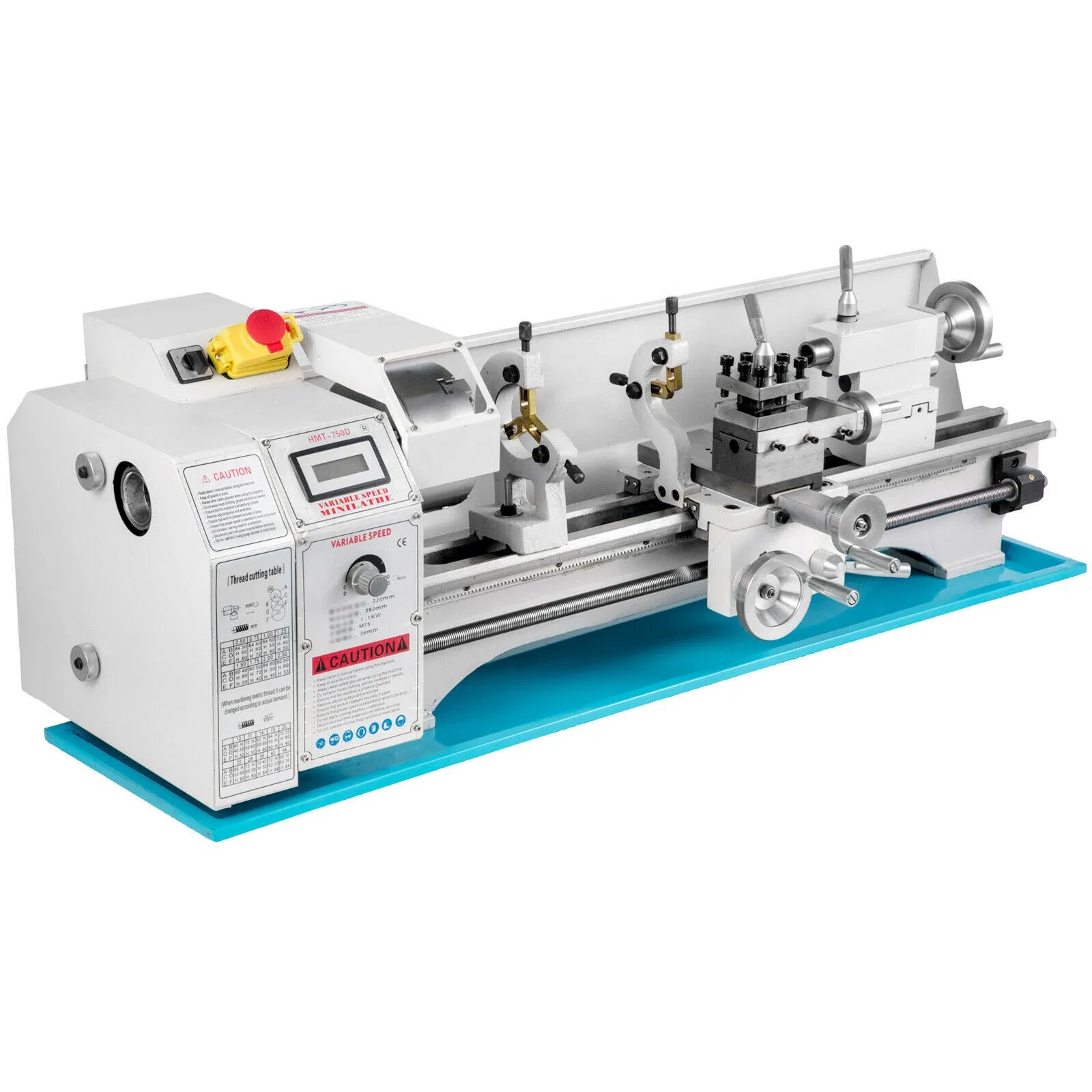 Compact 75W CNC Lathe for Precision Turning and Spinning