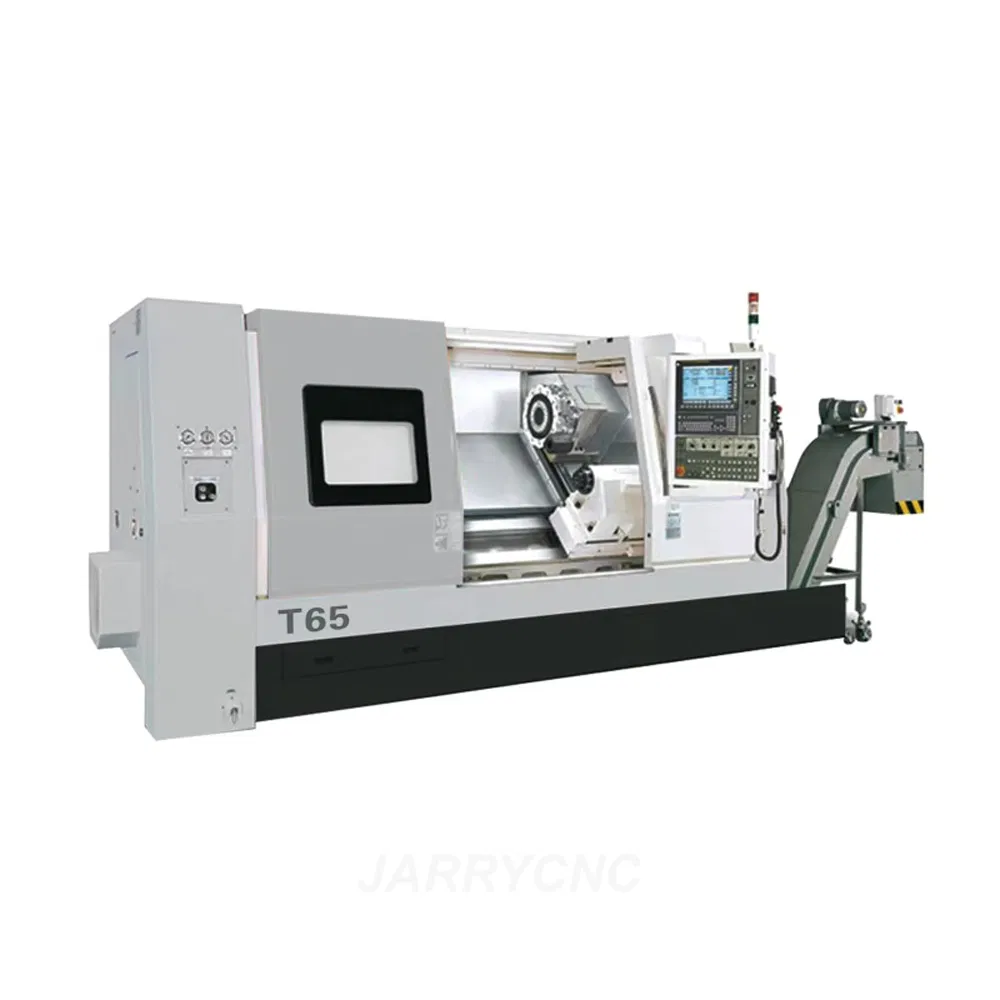 Tc56L High Accuracy Slant Bed Turning Center Compact Industrial CNC Lathe Machine for Precision Metal Machining