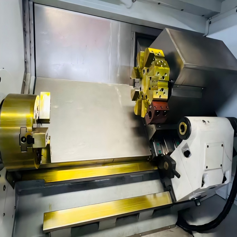 Advanced Ck400 Precision Horizontal CNC Turning Center with CE Mark for Automated Production Lines