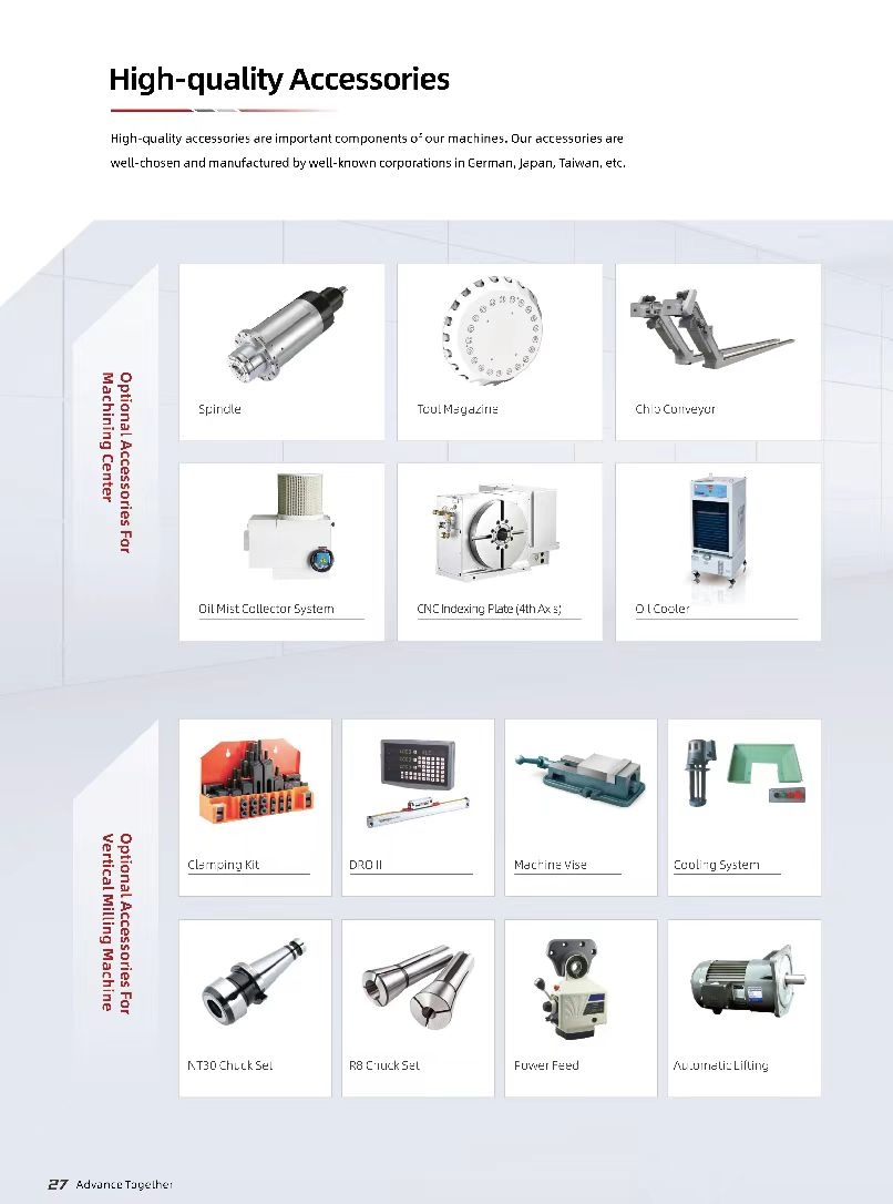 T-800 High-Speed 800/500/330mm Travel Drilling and Tapping Machining Center CNC System Compatibility