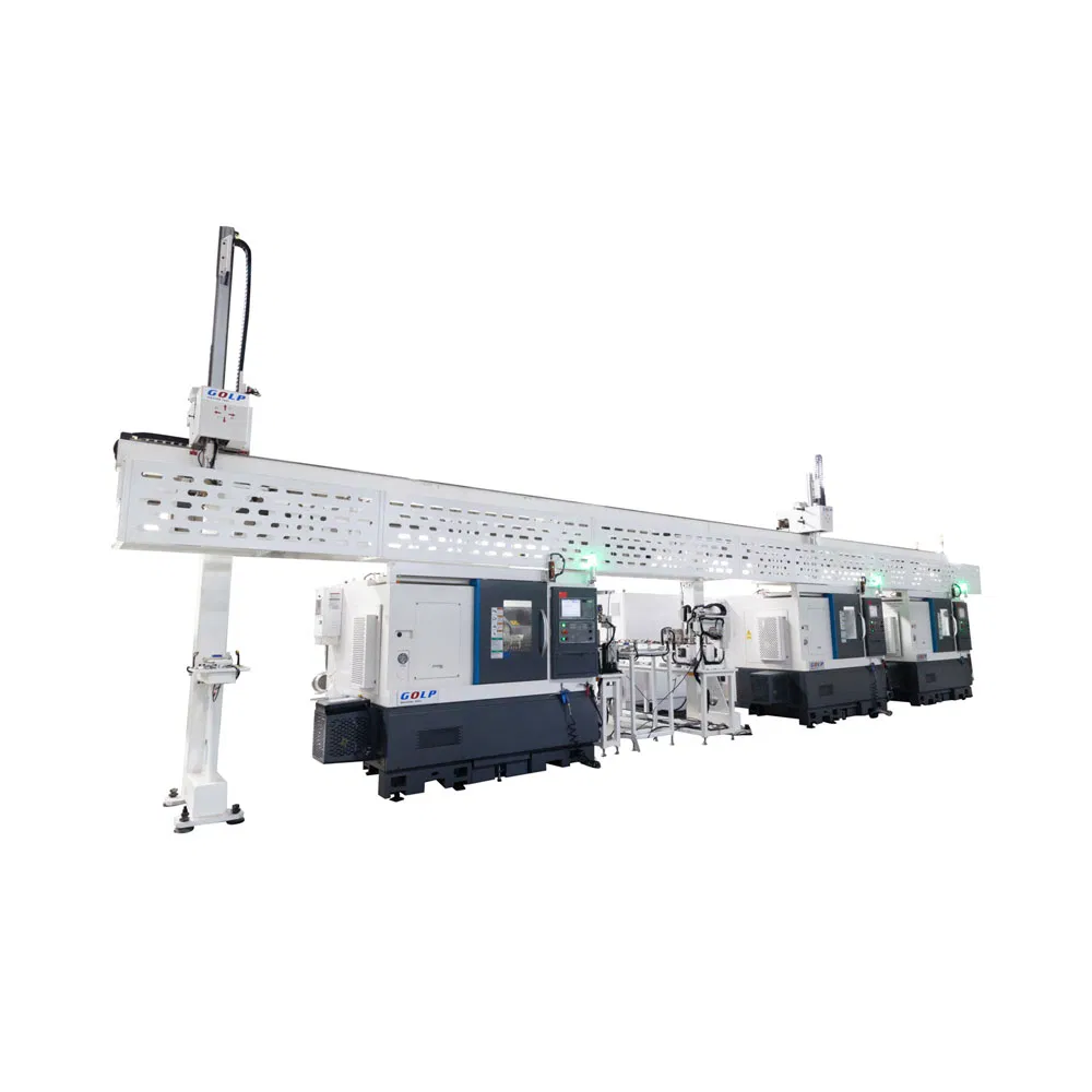High Precision φ400 mm Rotary Bed CV Joints Automatic CNC Turning Center for Cage