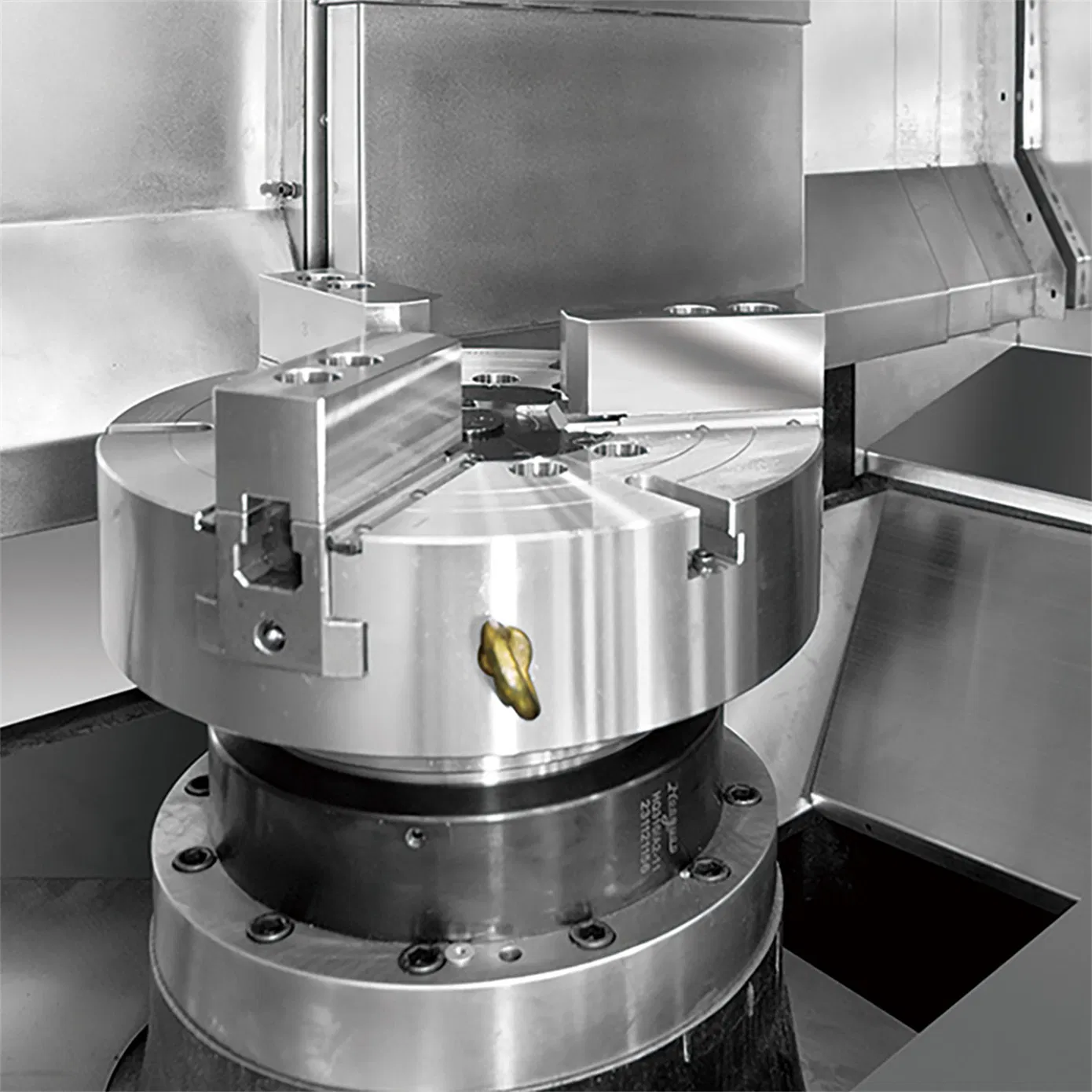 Heavy-Rigidity CNC Multi-Axis Vertical Lathe with PLC-Controlled Hydraulic System