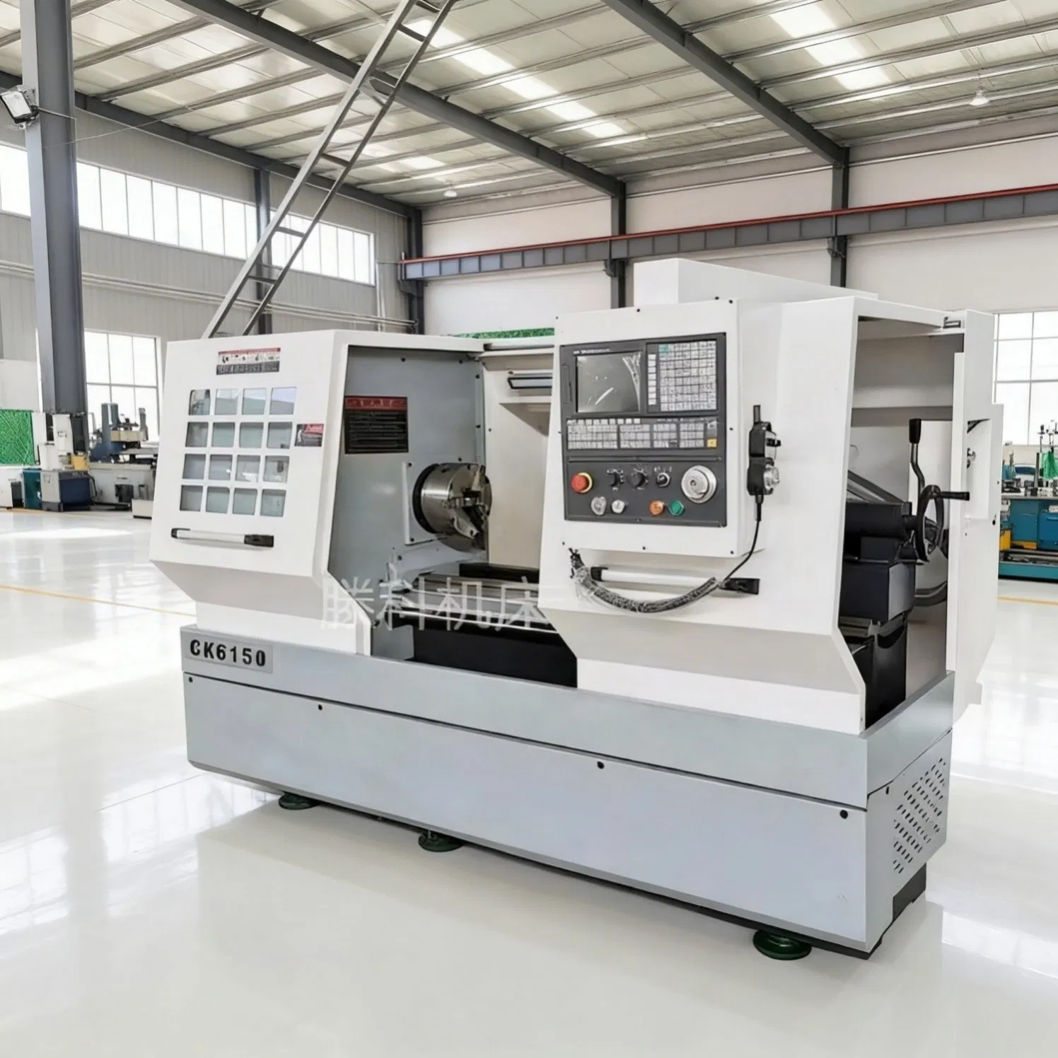 Mini CNC Lathe with Compact Footprint and 220V Power Requirement Suitable for Laboratory Use and Precision Prototype Development
