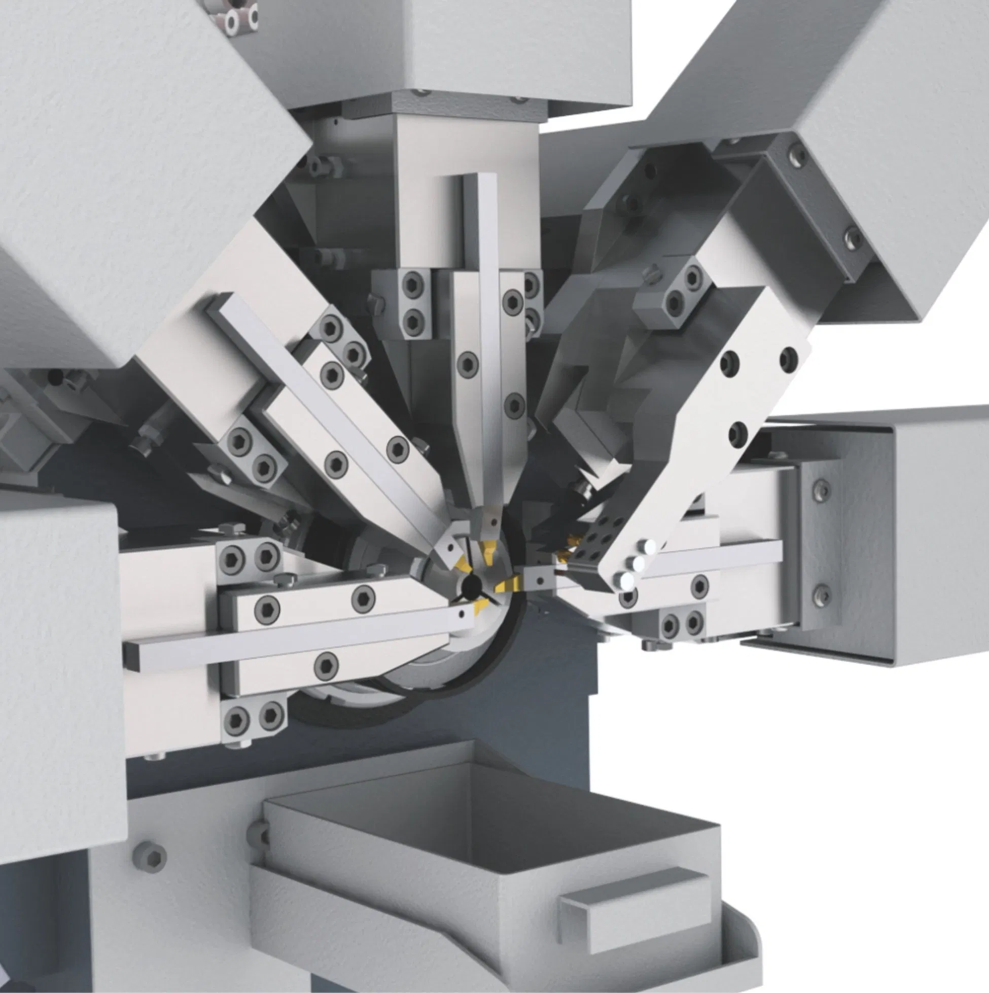 Five Tool Simultaneous CNC Lathe Turning Machine Precision Cam CNC Lathe