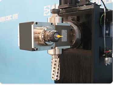Four-head electric spindle