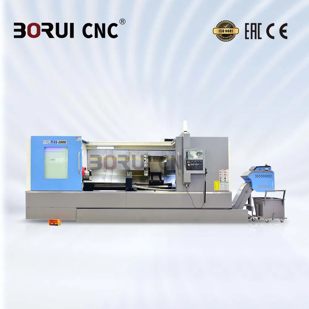Br85 High Rigidity Slant Bed CNC Lathe with Pallet Interface and High-Load Capacity for Flexible Heavy-Part Manufacturing Cells