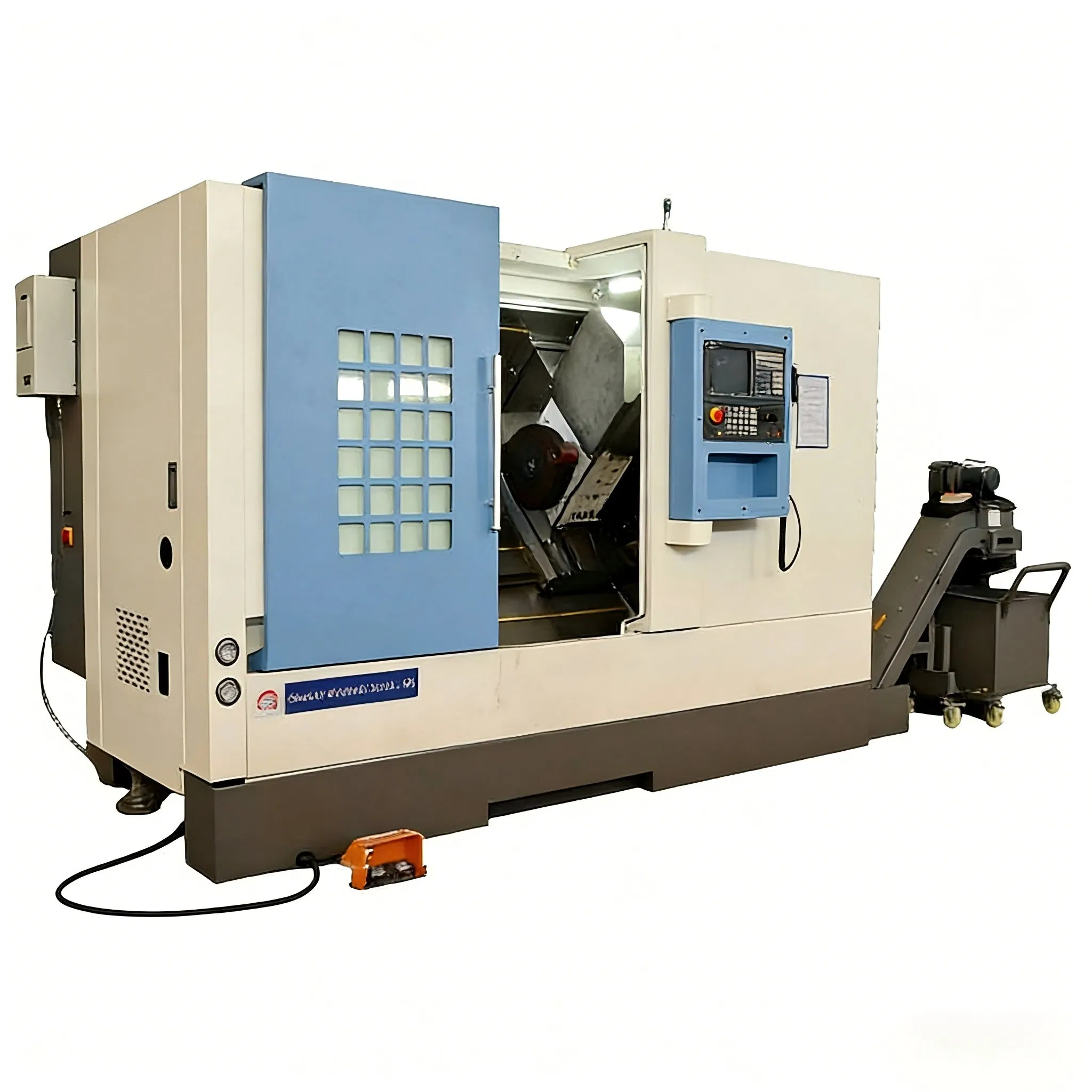 CNC Turning Center Siemens System C Axis Live Tooling for Complex Part