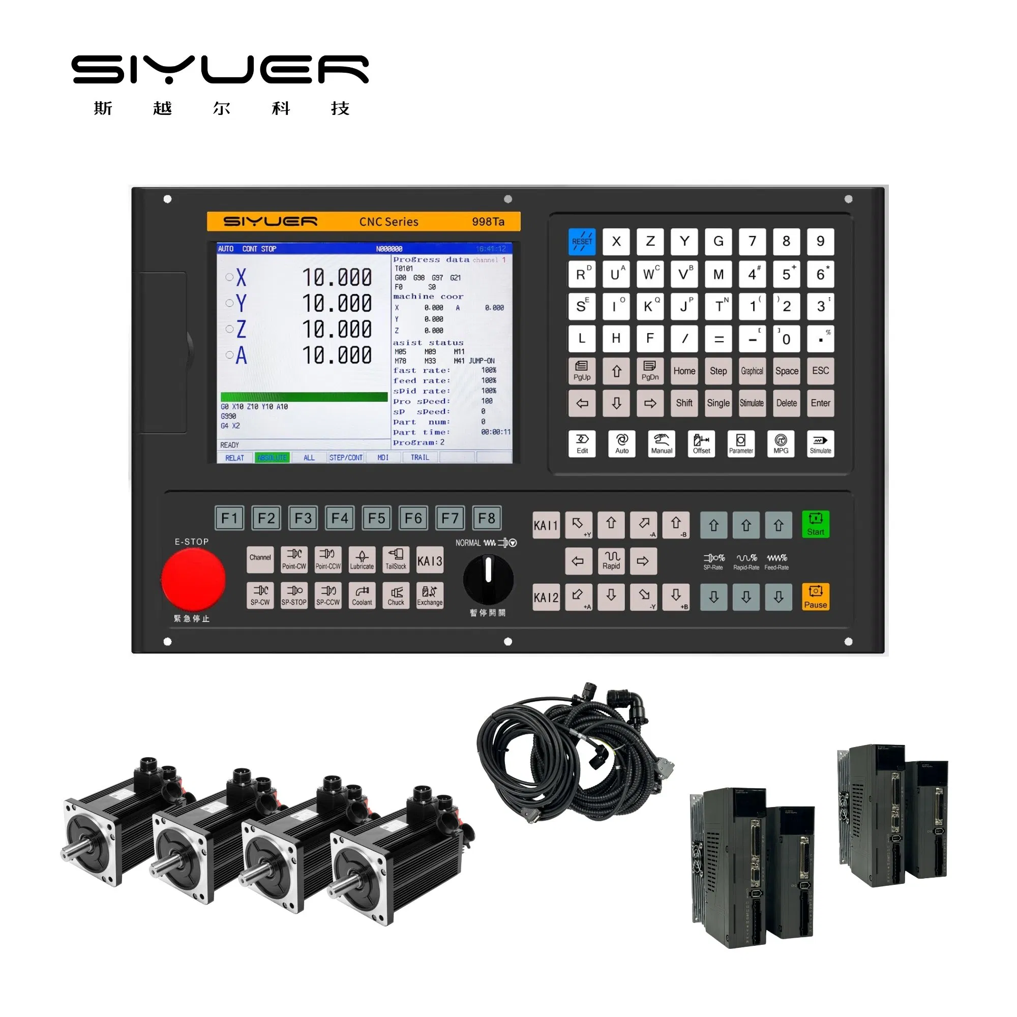 Multi-Spindle CNC Controller for High-Volume Turning Systems