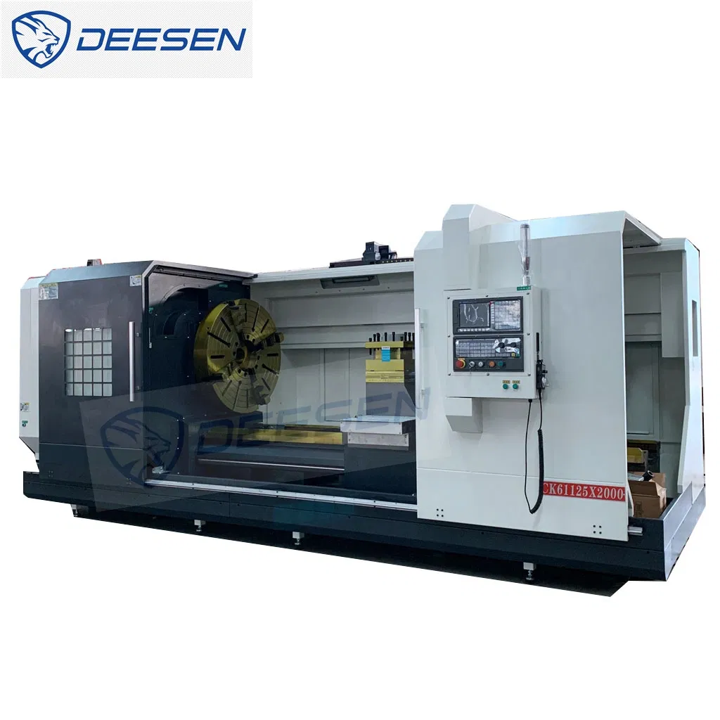 Ck61125 Ck61125g Metal CNC Turning Machine Automatic Horizontal Flat Bed CNC Lathe Heavy Duty Industrial CNC Cutting Machine Torno Lathe Tool CNC Lathe Machine