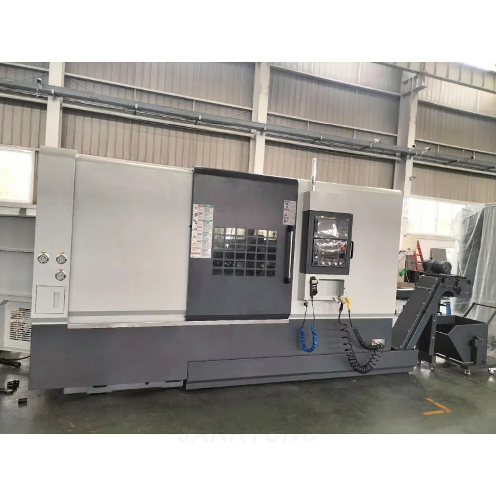 Tc56L High Accuracy Slant Bed Turning Center Compact Industrial CNC Lathe Machine for Precision Metal Machining