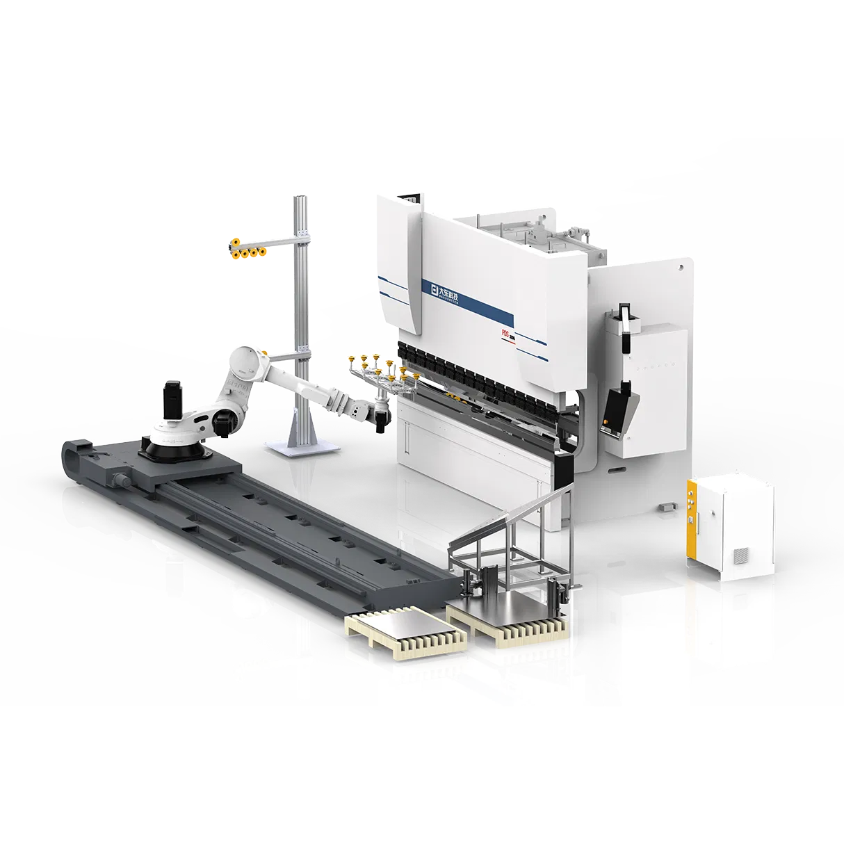 Dardontech-Top Quality Flexible Manufacturing Servo CNC Press Brake with Robot Automatic Bending Cell