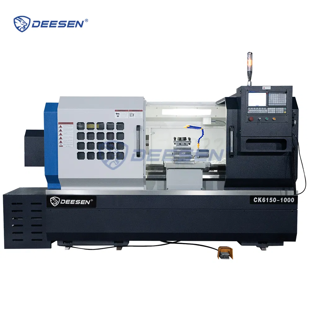 Deesen Industrial Horizontal Flat Bed CNC Lathe Machine Heavy Duty Cak6150 Ck6150 Conventional Precision Variable Speed CNC Turning Lathe Machine for Metal