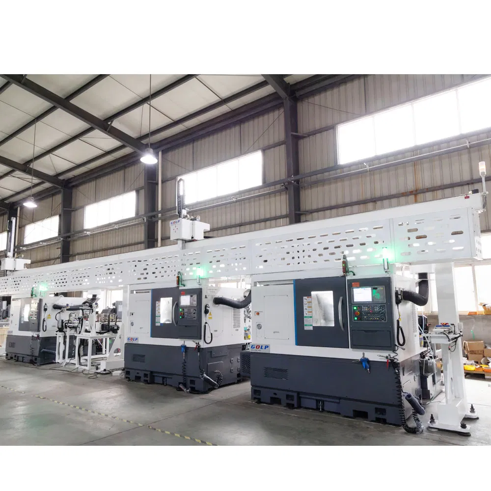 High Precision φ400 mm Rotary Bed CV Joints Automatic CNC Turning Center for Cage