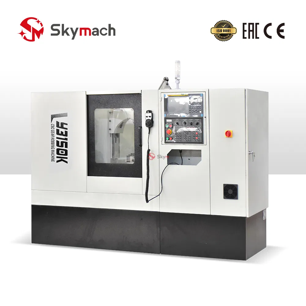 Y3150K Fully Automatic CNC Gear Hobber with Integrated Automation Interface for Unmanned Flexible Manufacturing Cells