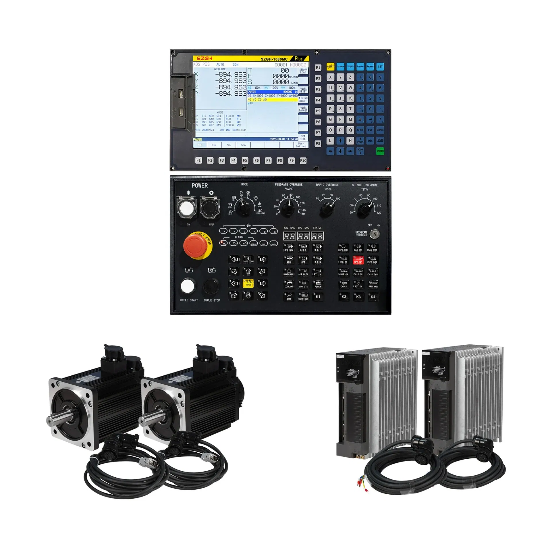 CNC milling suited open PLC environment professional cnc machine system for Precision Machining