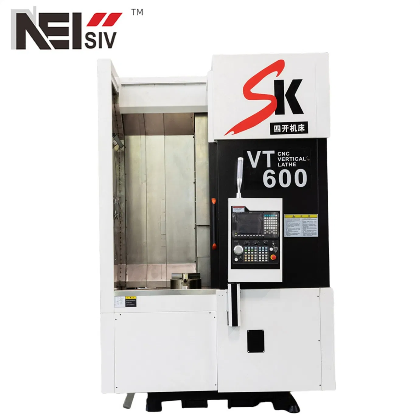 Heavy-Rigidity CNC Multi-Axis Vertical Lathe with PLC-Controlled Hydraulic System