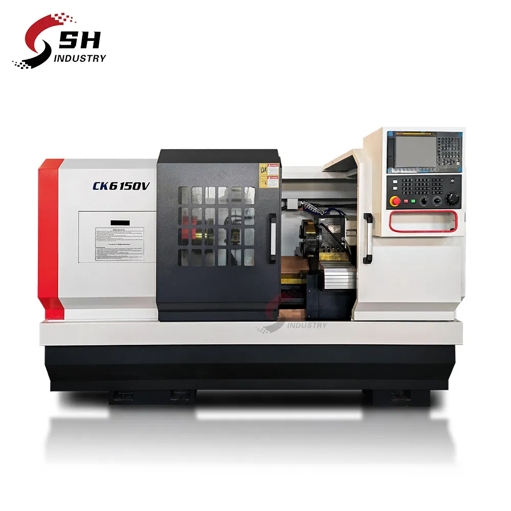 Factory Price CNC Machine Tools Ck6150V Parallel Flat Bed Horizontal High Precision Metal Turning Torno CNC Lathe Machine