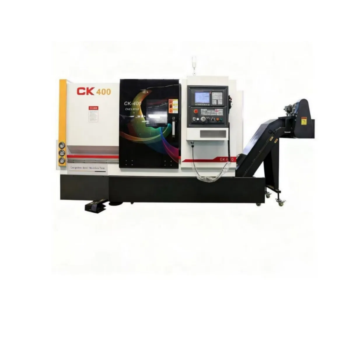 Advanced Ck400 Precision Horizontal CNC Turning Center with CE Mark for Automated Production Lines