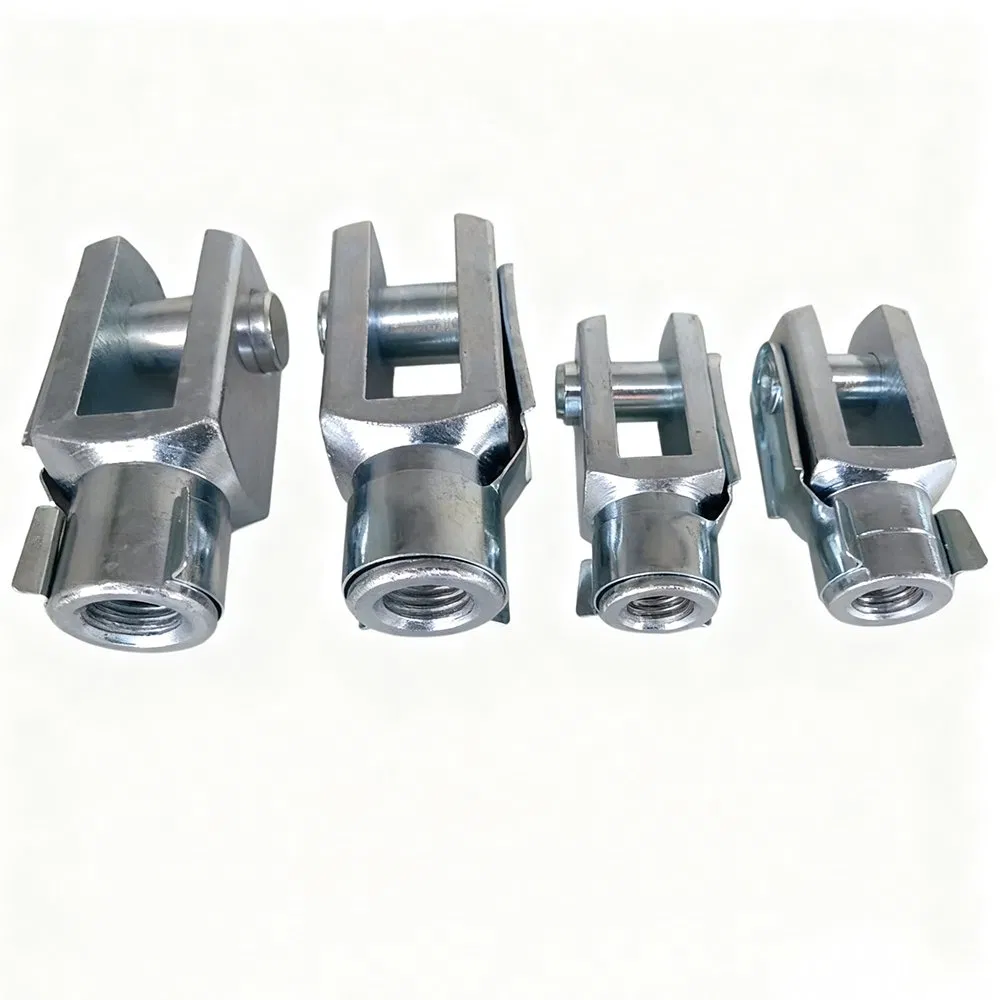 Auto Clutch Clevis Connector DIN71752 ISO8140, Ningbo Factory Precision Machined Rod End Fork Heavy - Duty Clevis Fork for Car Transmission Systems