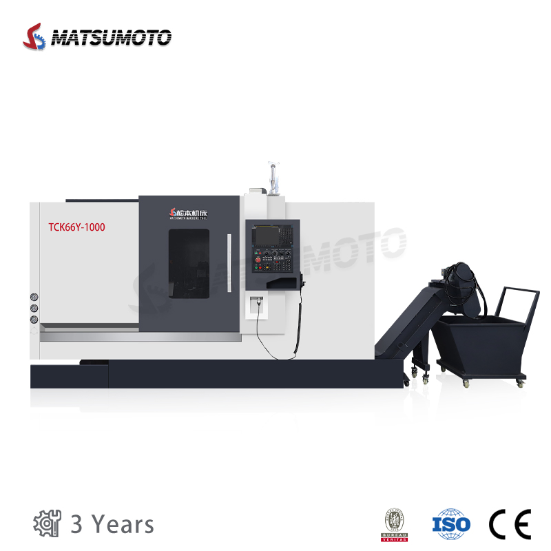 Hot Sale Tck66y CNC Slant Bed Lathe Heavy Duty Turning and Milling Machine for Metal Processing 1000mm CE ISO Certificate