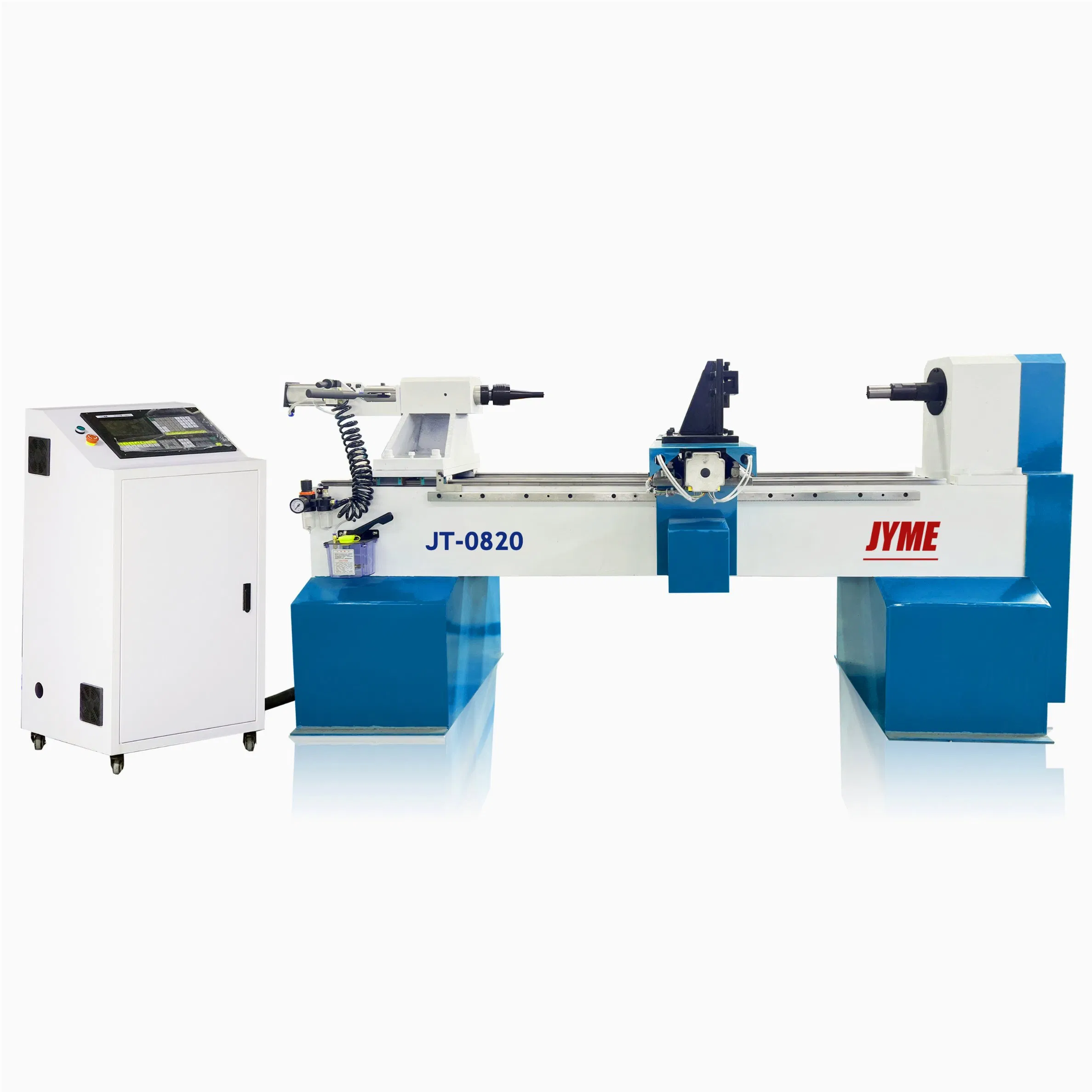 Best Quality Jy-0820 Auto Feeding Mini Wood Lathe Machine CNC Wood Turning Lathe for Wooden Production