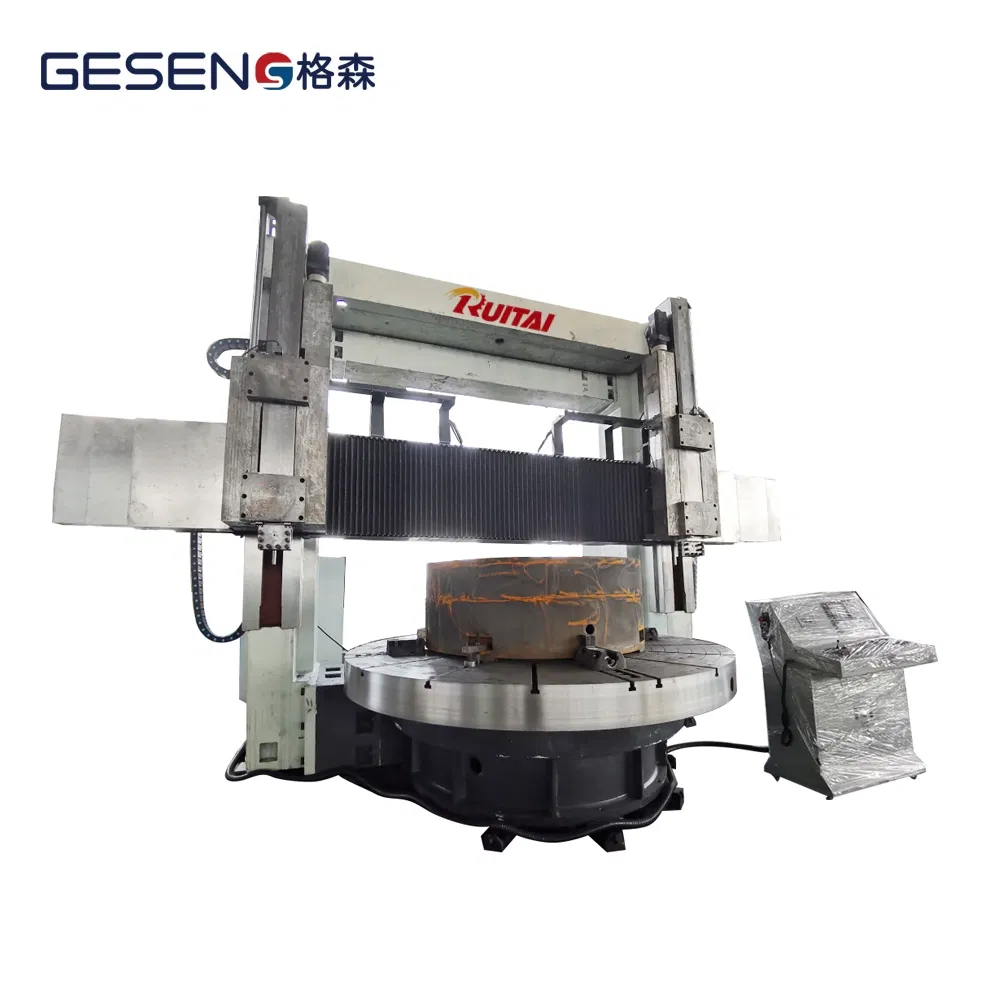 Double Column Gantry Torno CNC Vertical Turrt Lathe 5m Dia for Heavy Duty Metalworking Turning Machine Tools