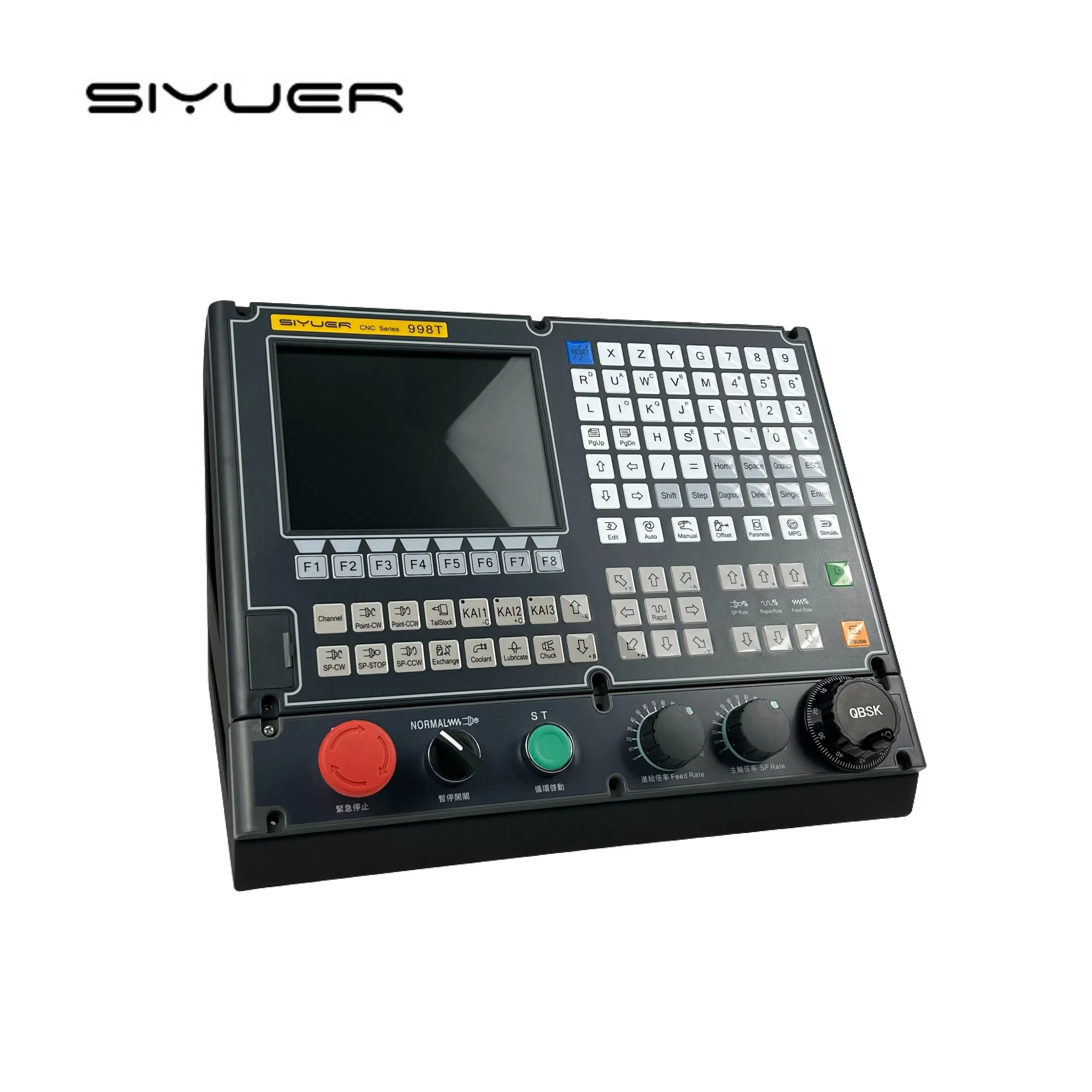 Durable CNC Lathe Control System with Multi-Axis Support for Turning and Milling Operations