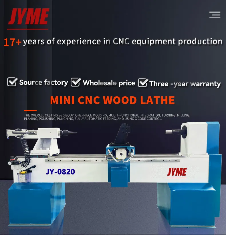 CNC Wood Lathe Machine