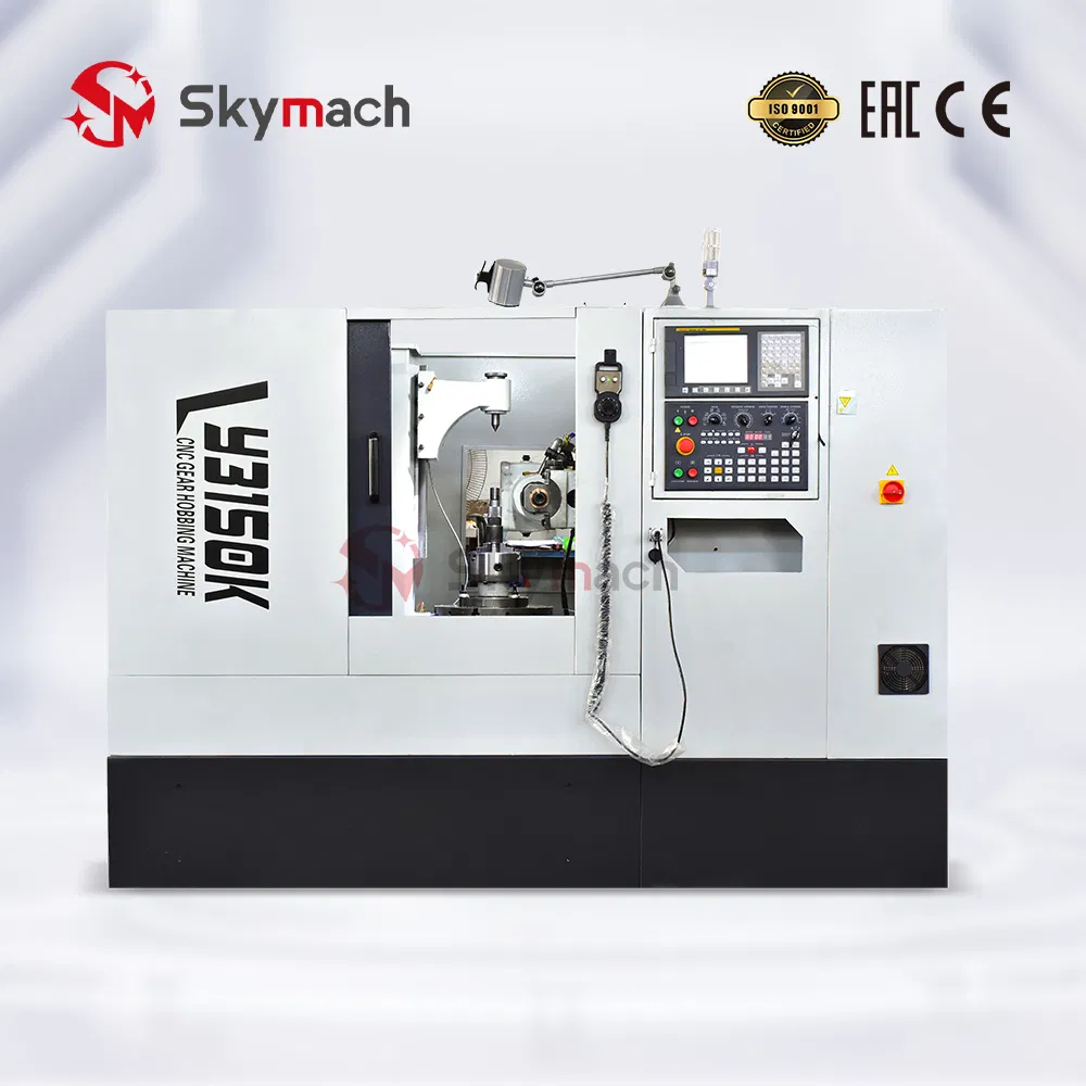 Y3150K Fully Automatic CNC Gear Hobber with Integrated Automation Interface for Unmanned Flexible Manufacturing Cells