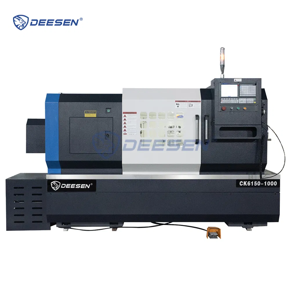 Deesen Industrial Horizontal Flat Bed CNC Lathe Machine Heavy Duty Cak6150 Ck6150 Conventional Precision Variable Speed CNC Turning Lathe Machine for Metal