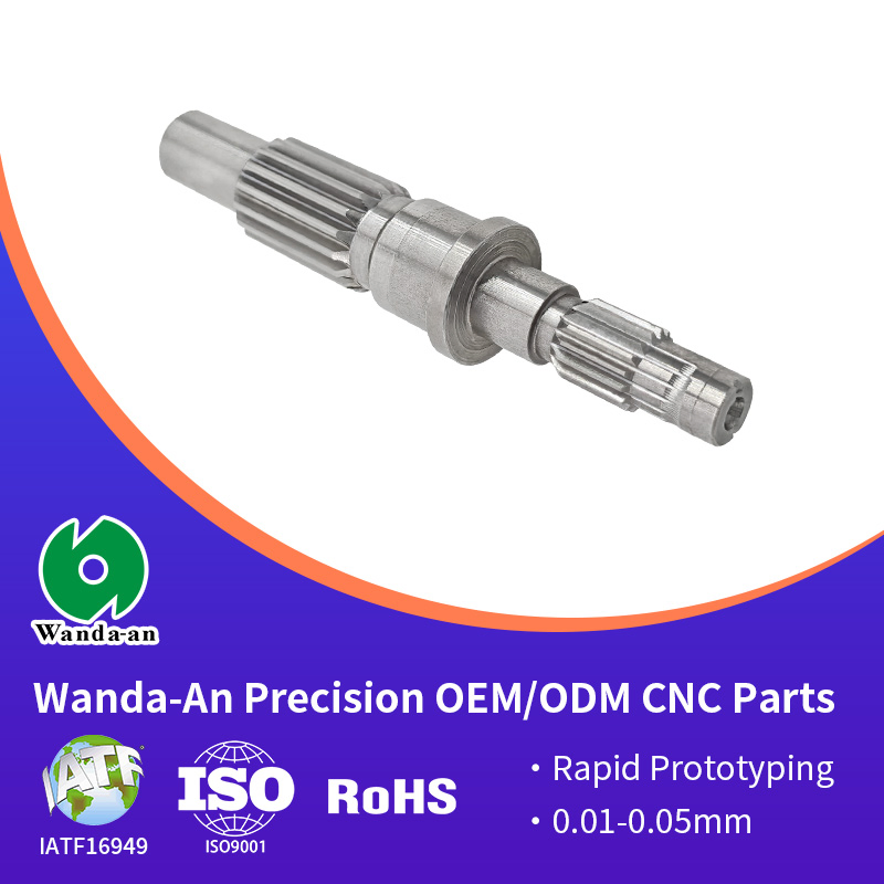 Wanda-an Precision Machining Parts Stainless Steel Aluminum CNC Machined Drive Shaft