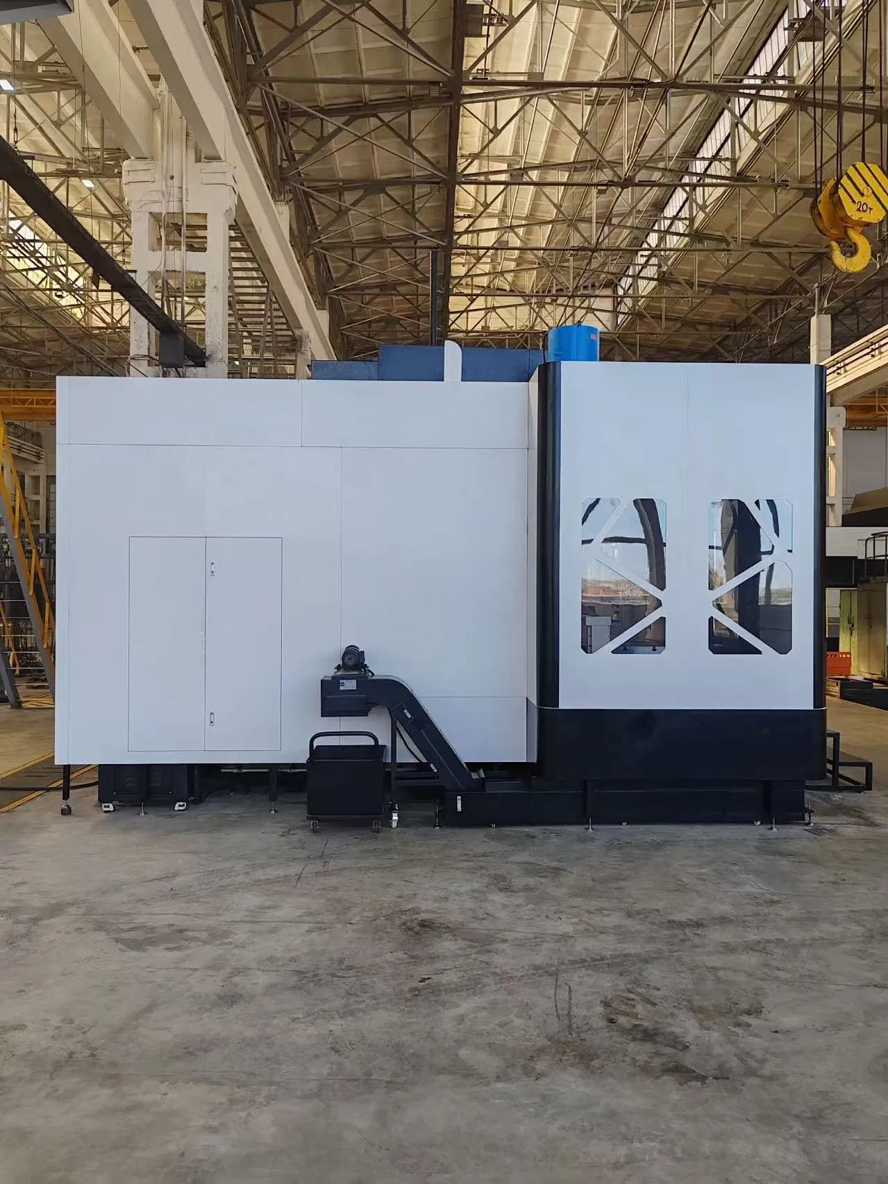 Horizontal Machining Center Two Table Bt40 Bt50 Gear Box Fanuc Siemens Mitsubishi System 4 Axis 5 Axis