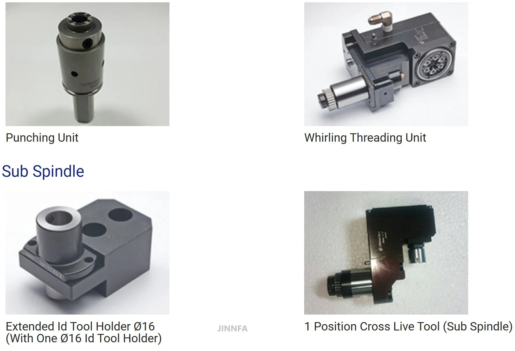 Sliding Lathe Swiss-Type Turning Machines Jsl-51rby Multiple Tools Configuration
