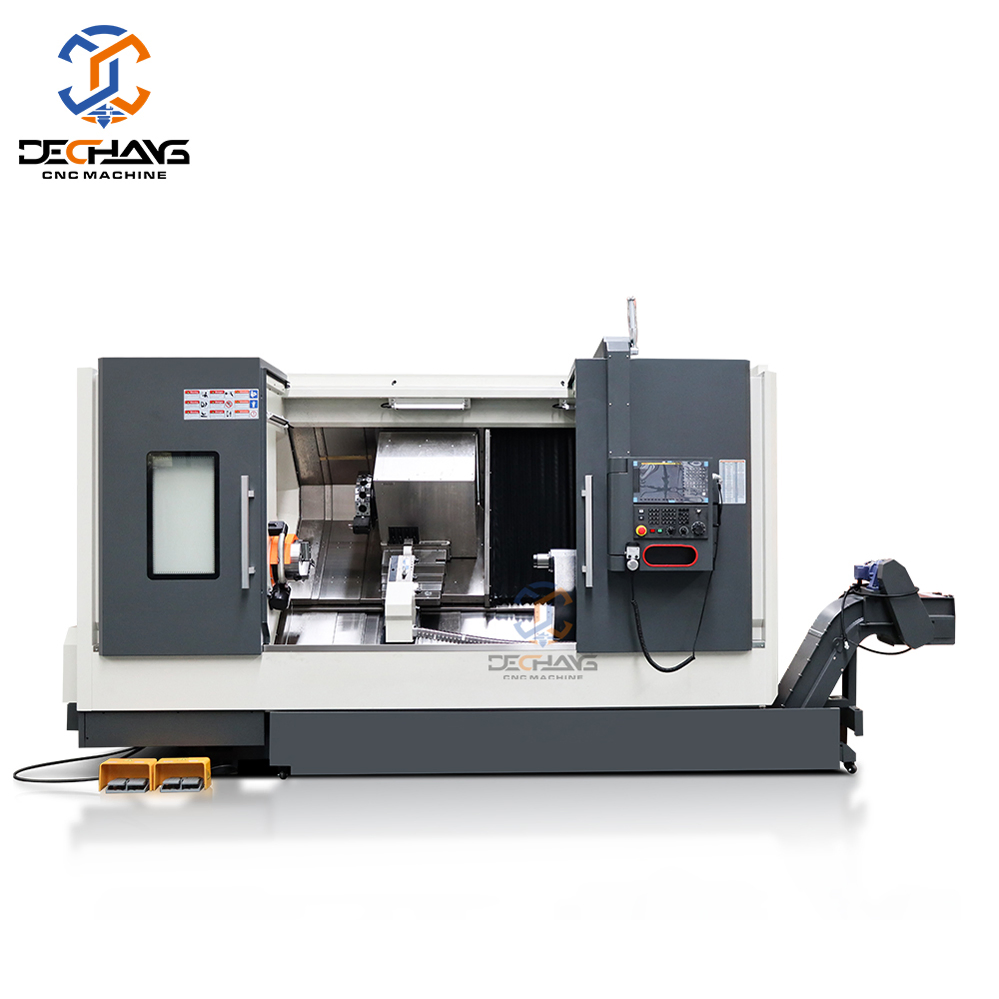 Tck50y Power Turret Live Tools Combination Lathe Milling Machine Automatic Slant Bed Lathe CNC Turning Center