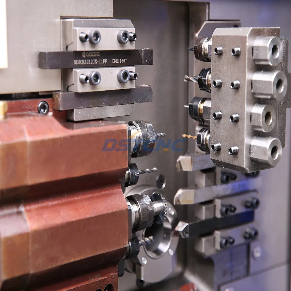 Bst-G206e Double Spindle CNC Turning and Milling Mini Swiss Lathe Swiss Type CNC Lathe Machine