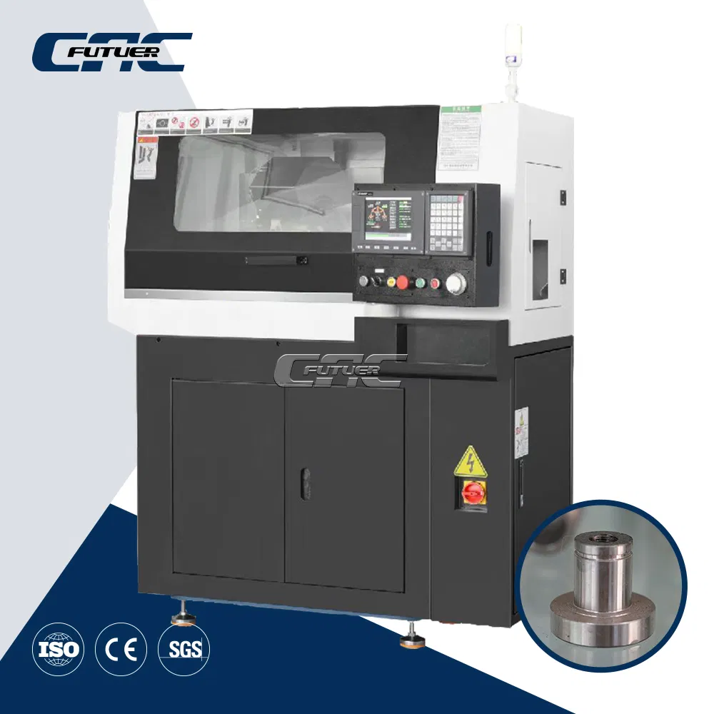 Precision Cg1077 Swiss Type CNC Lathe Turning Milling Machine