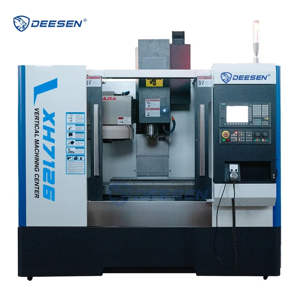 Xh7126 Economical Precision Universal Small Taiwan 3 Axis CNC Machine Mini 4 Axis CNC Vertical Machining Center Metal Fanuc Vmc Machine CNC Milling Machine