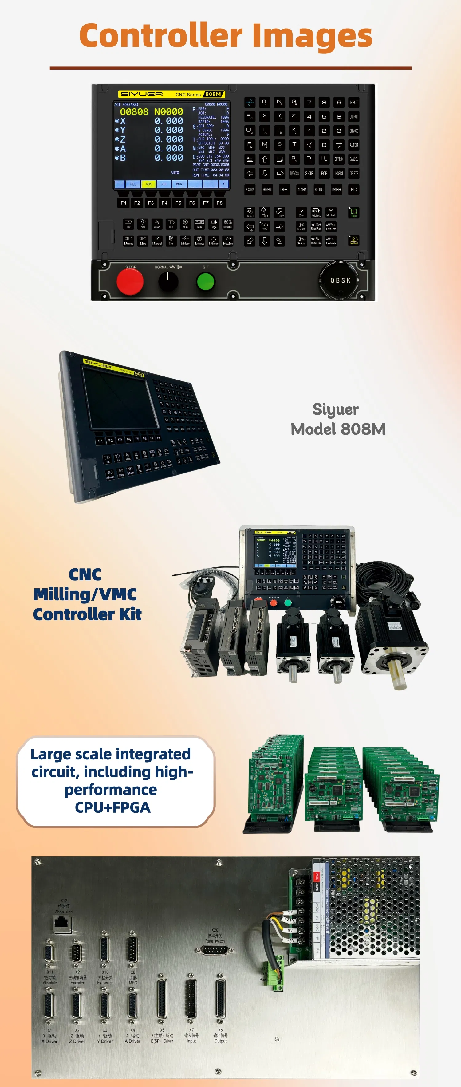 CNC System Front View