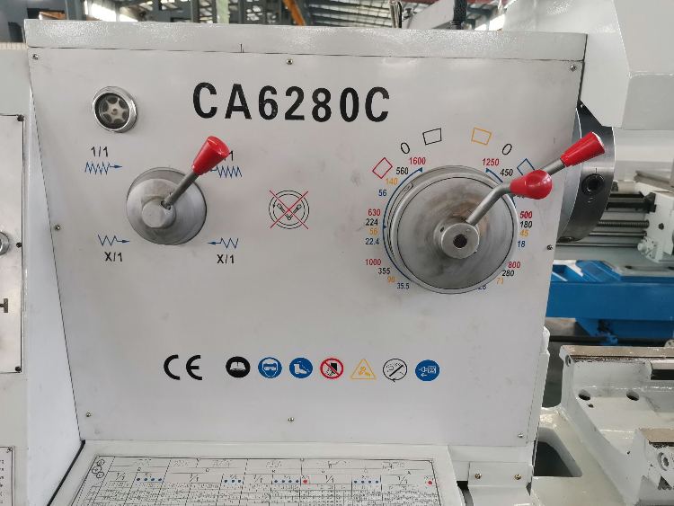 Heavy Duty Lathe Metal Lathe Horizontal Lathe Machine Ca6180 Brake Lathes Universal Turning Machine
